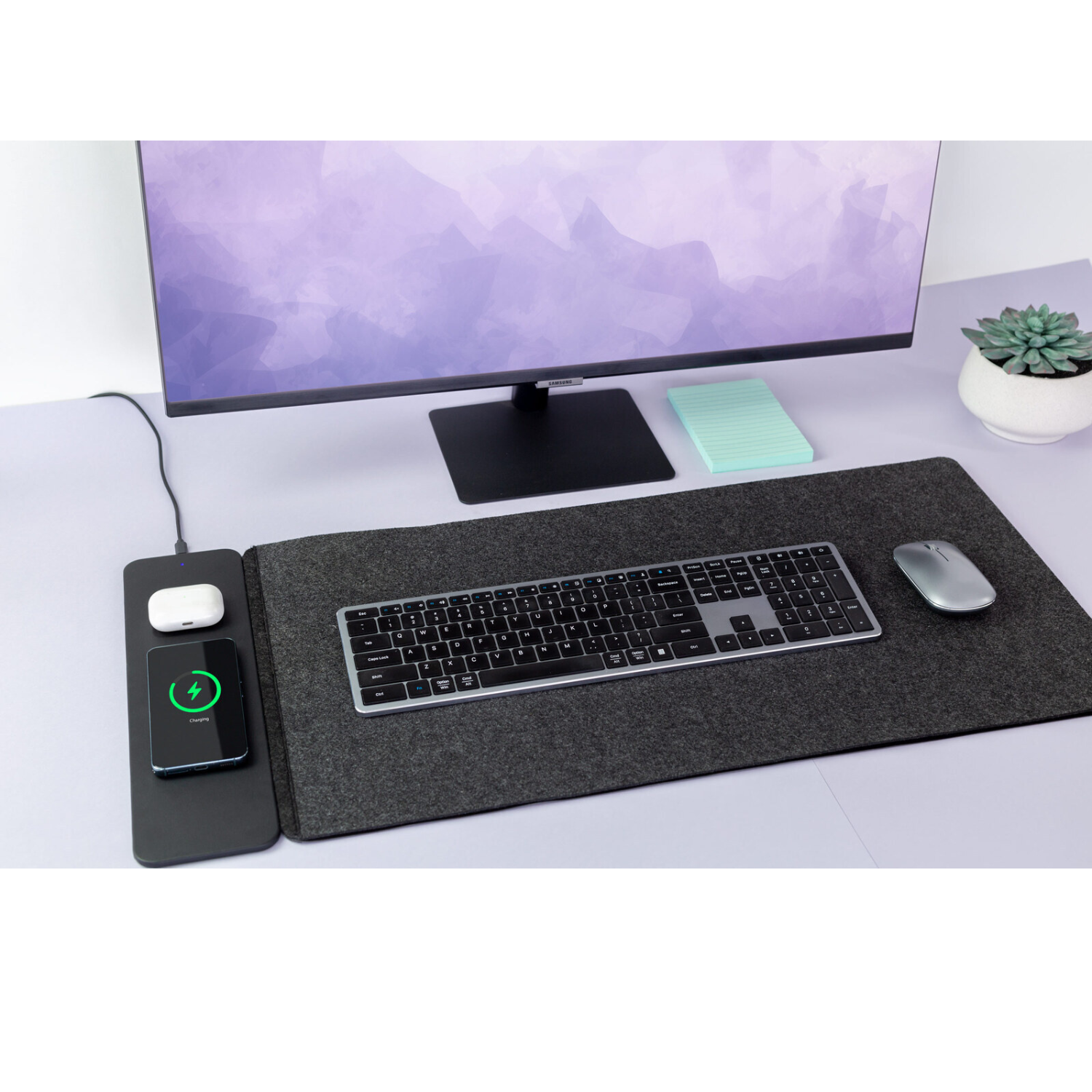 Lenoxx Wireless Charging Desktop Pad