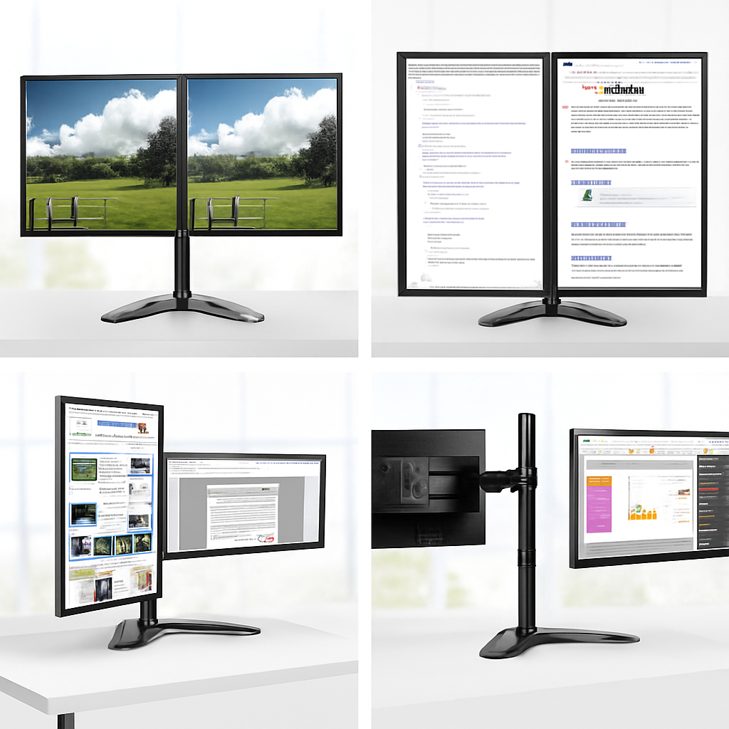 Artiss Desk Mount Dual Screen Holder