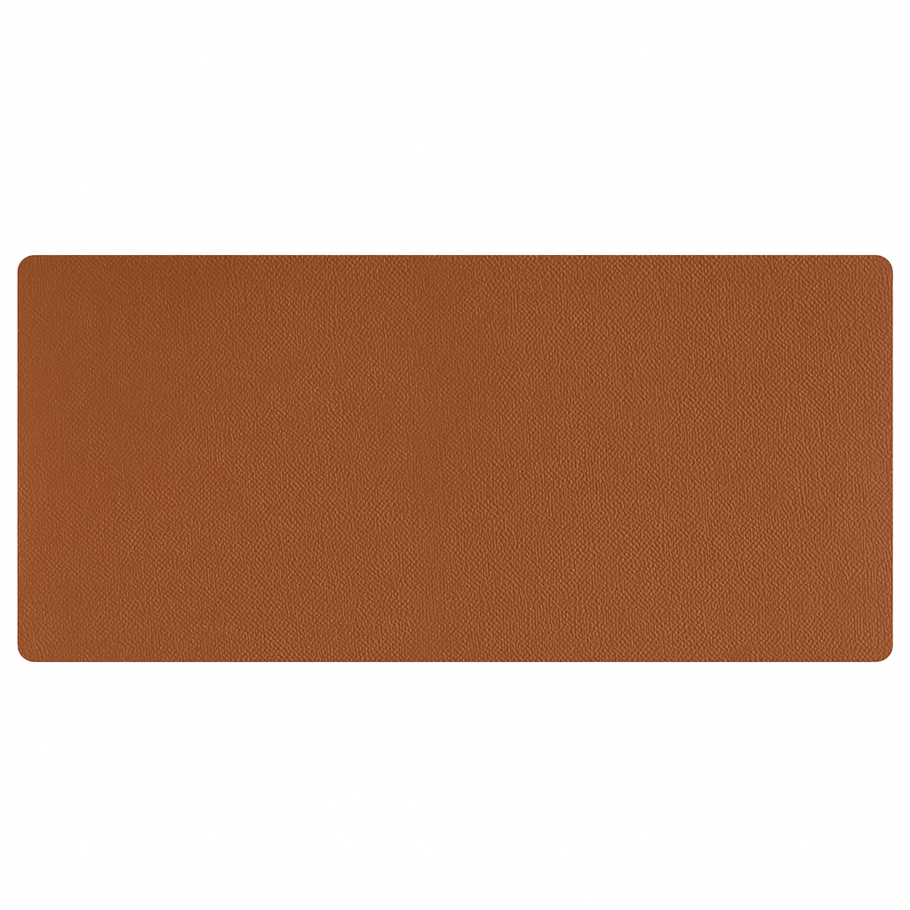 Large Dual-Sided PU Desk Mat (Cowhide Yellow & Grey)