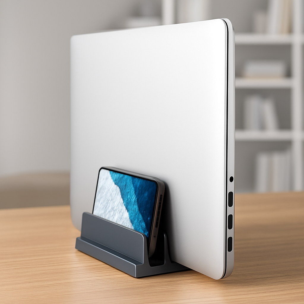 Multifunctional Aluminium Vertical Device Stand (Dark Grey)