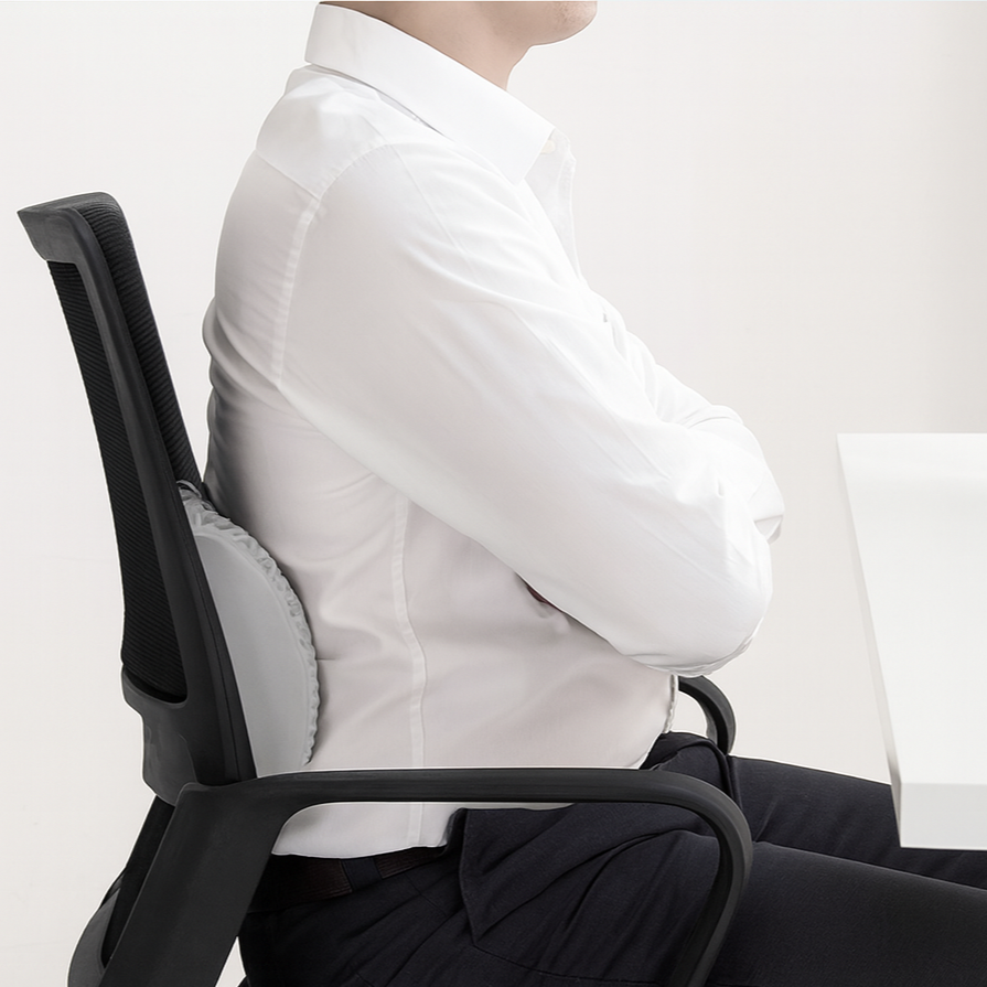 Seat Lumbar Massager (Grey)