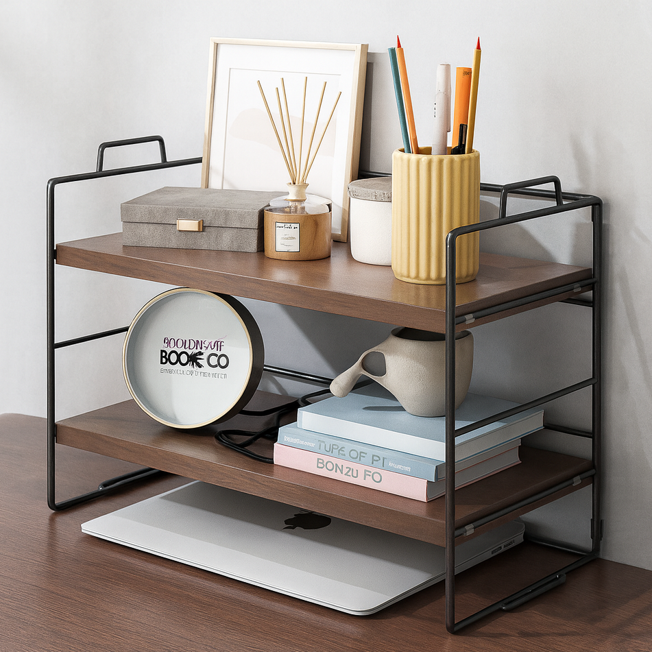2-Tier Desktop Storage Rack