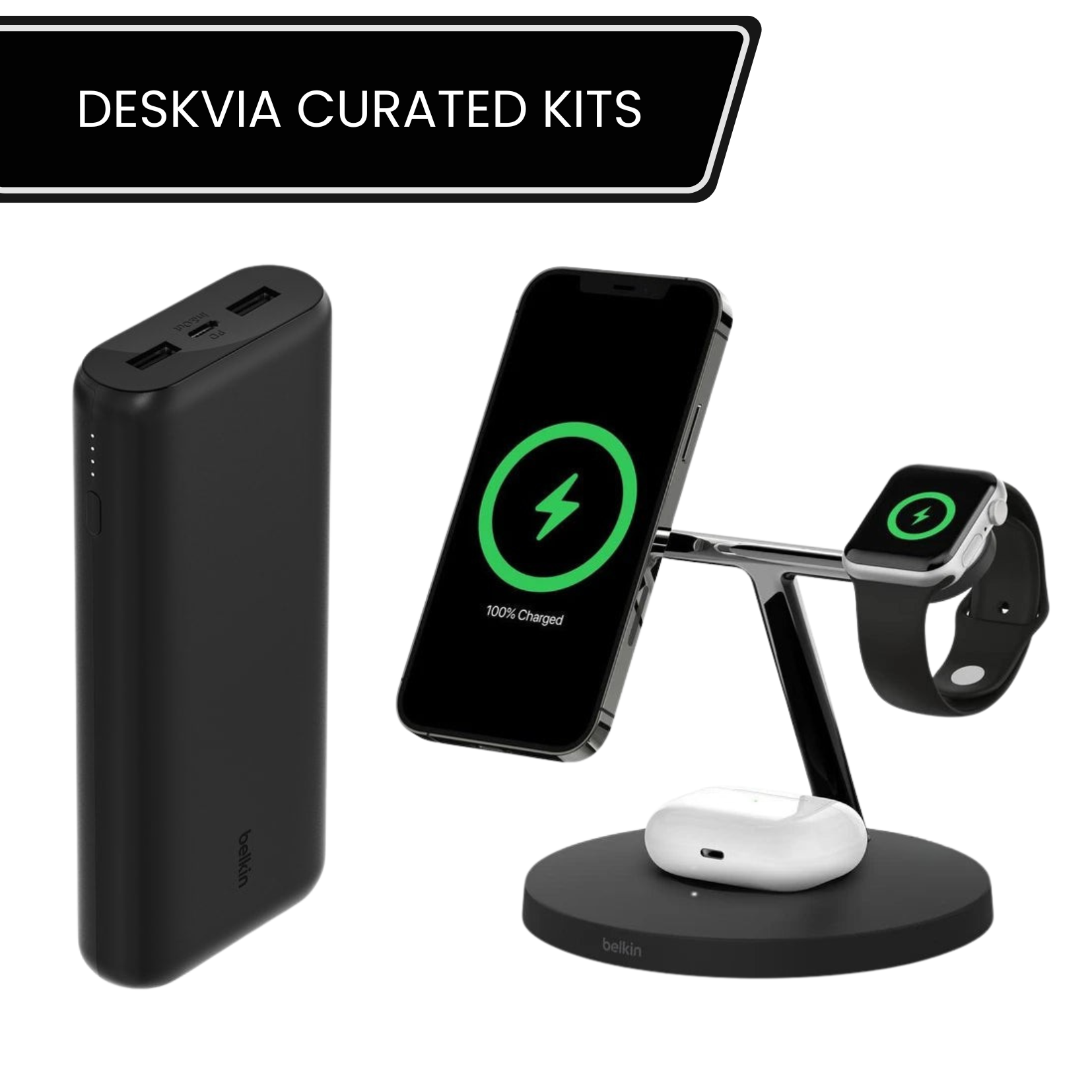 Belkin Charging Essentials Kit (Black Series)
