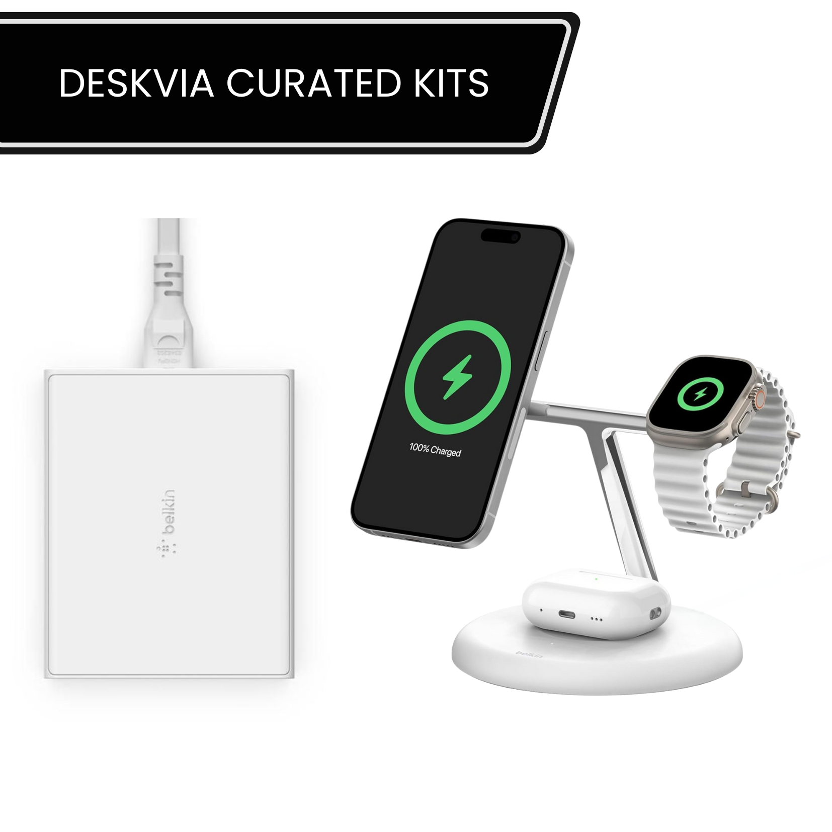Belkin Charging Essentials Kit (White Series)