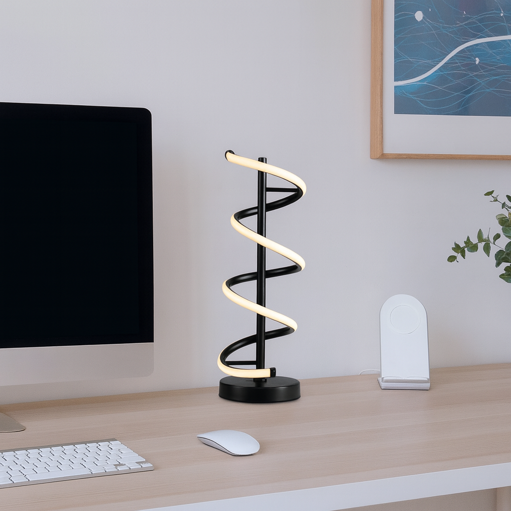 Cirrhi LED Table Lamp (Black)