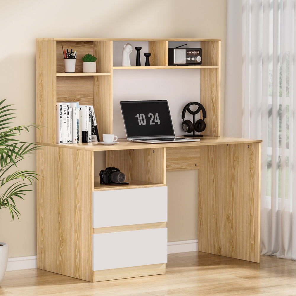 Integrated Desk & Bookshelf