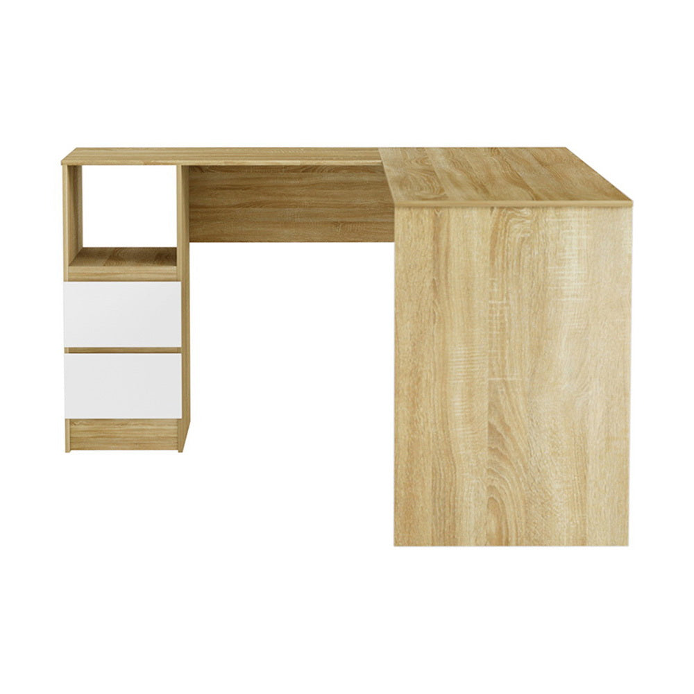 L-Shape Computer Desk (Oak)