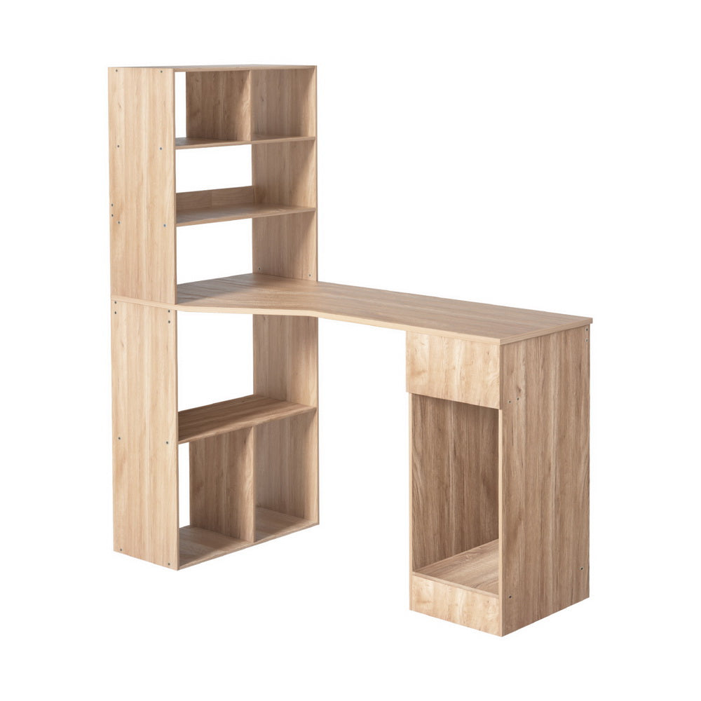 Computer Desk & 5-Tier Cabinet