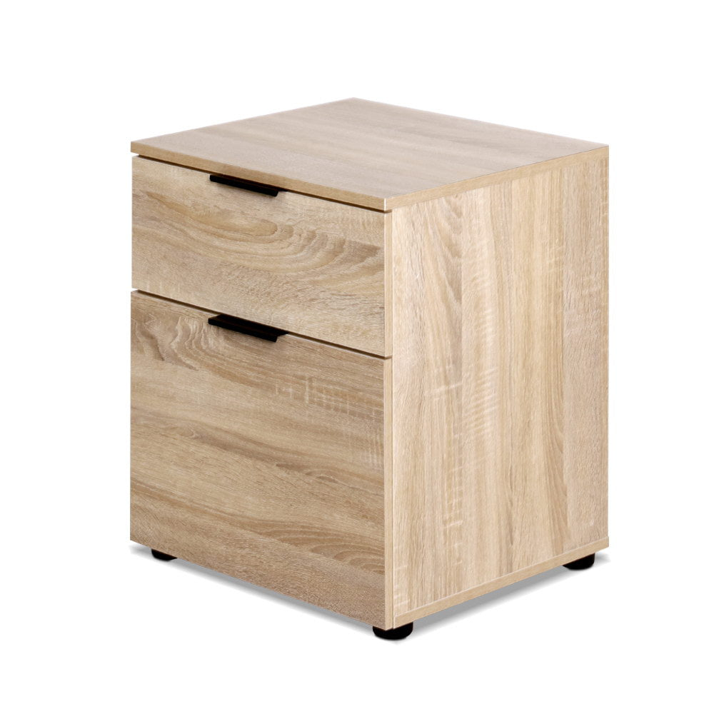 Desk-Side Filing Cabinet (Oak)