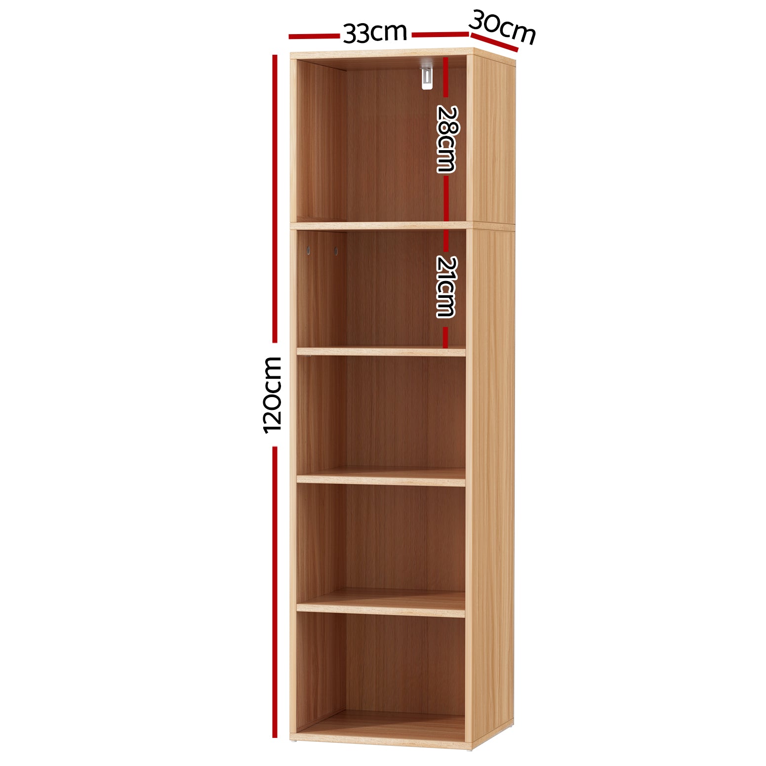 5-Tier Bookshelf