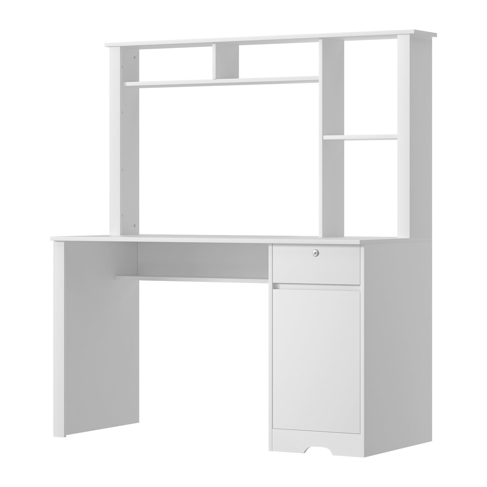 Bookshelf & Cabinet Desk Station
