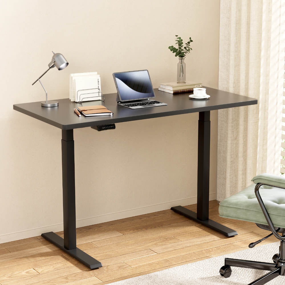 120cm Dual Motor Standing Desk (Black)