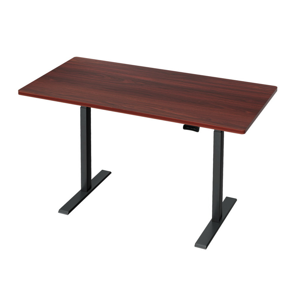 140cm Dual Motor Standing Desk (Walnut)