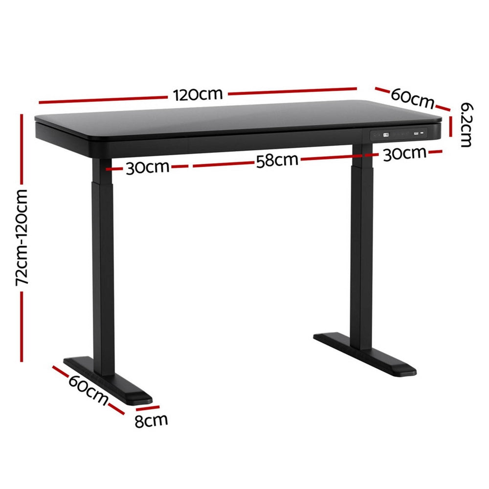Dual Motor Standing Desk (Black)