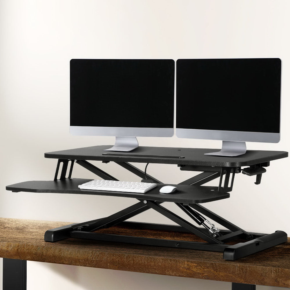 Artiss Standing Desk Monitor Riser (Black)