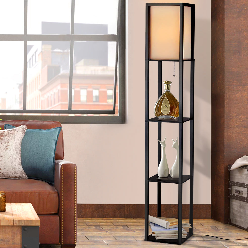Artiss 3-Tier Shelf Floor Lamp