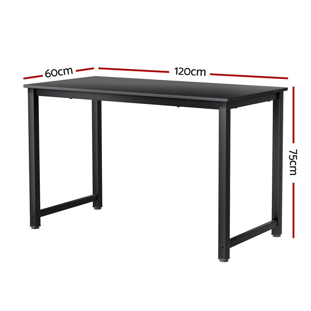 Modern Office Study Table (Black)