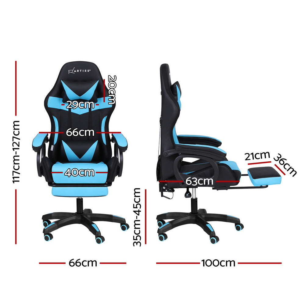 RGB Gaming Office Chair (Blue)