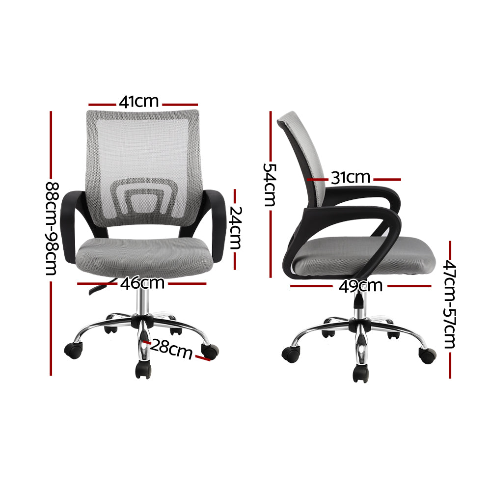 Mesh Mid Office Chair (Grey)