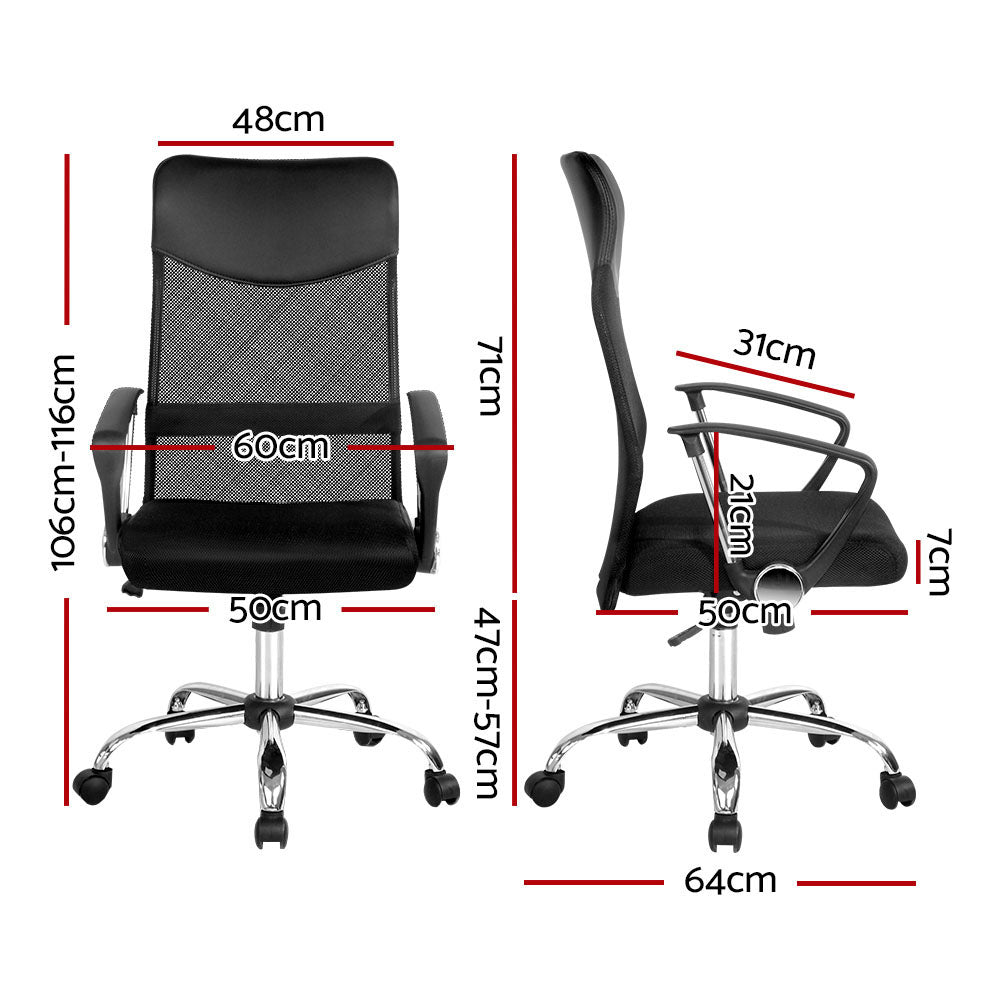 High-Back Mesh Office Chair
