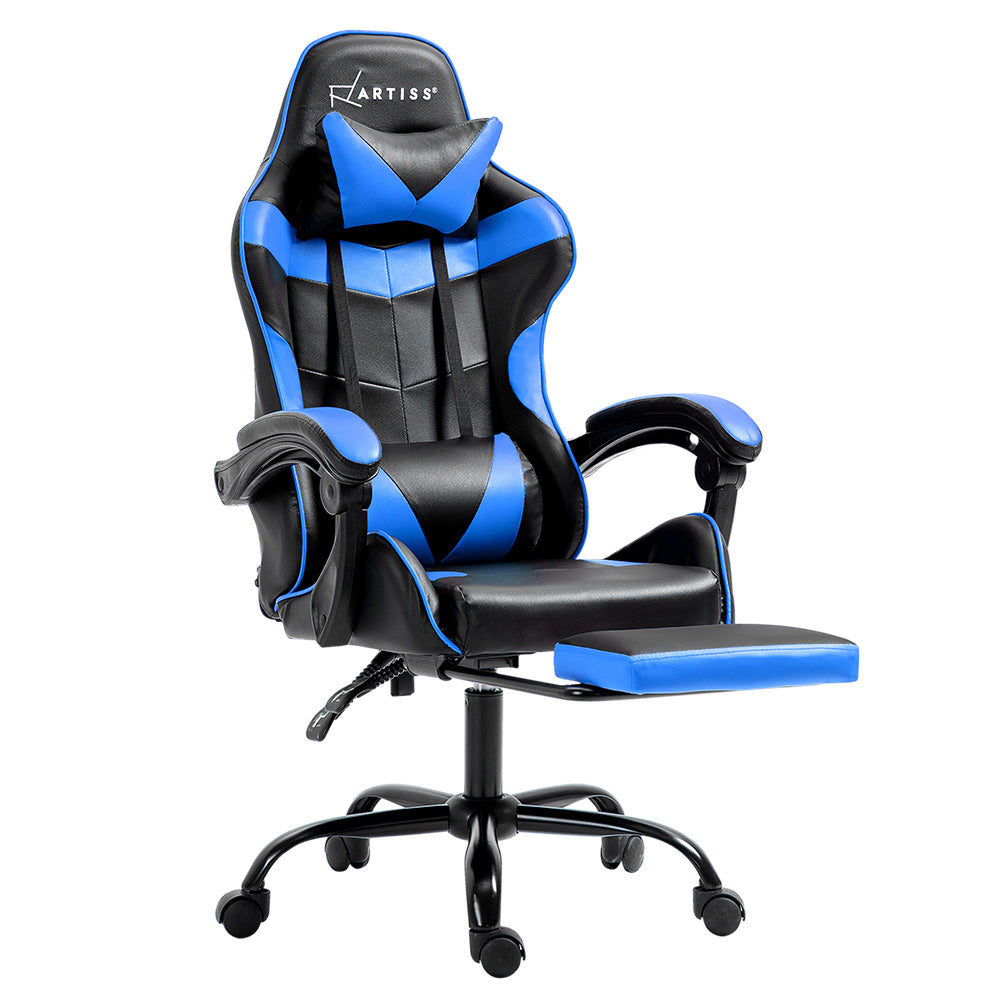 Gamer Reclining Office Chair (Blue)