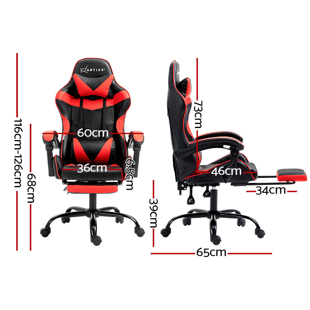 Gamer Reclining Office Chair (Red)