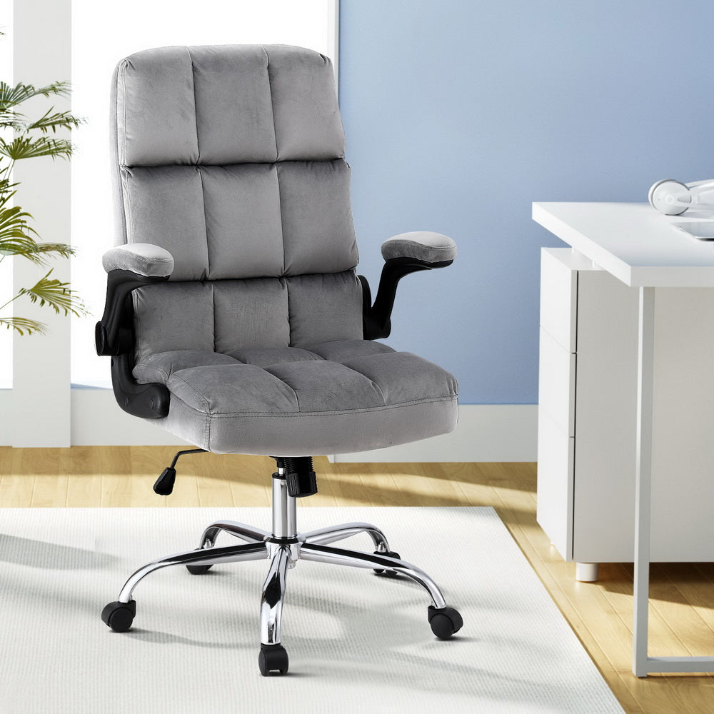 Premium Velvet Office Chair