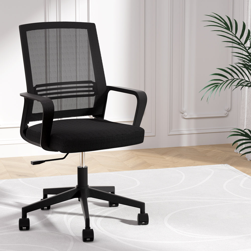 Mesh Mid Study Chair (Black)