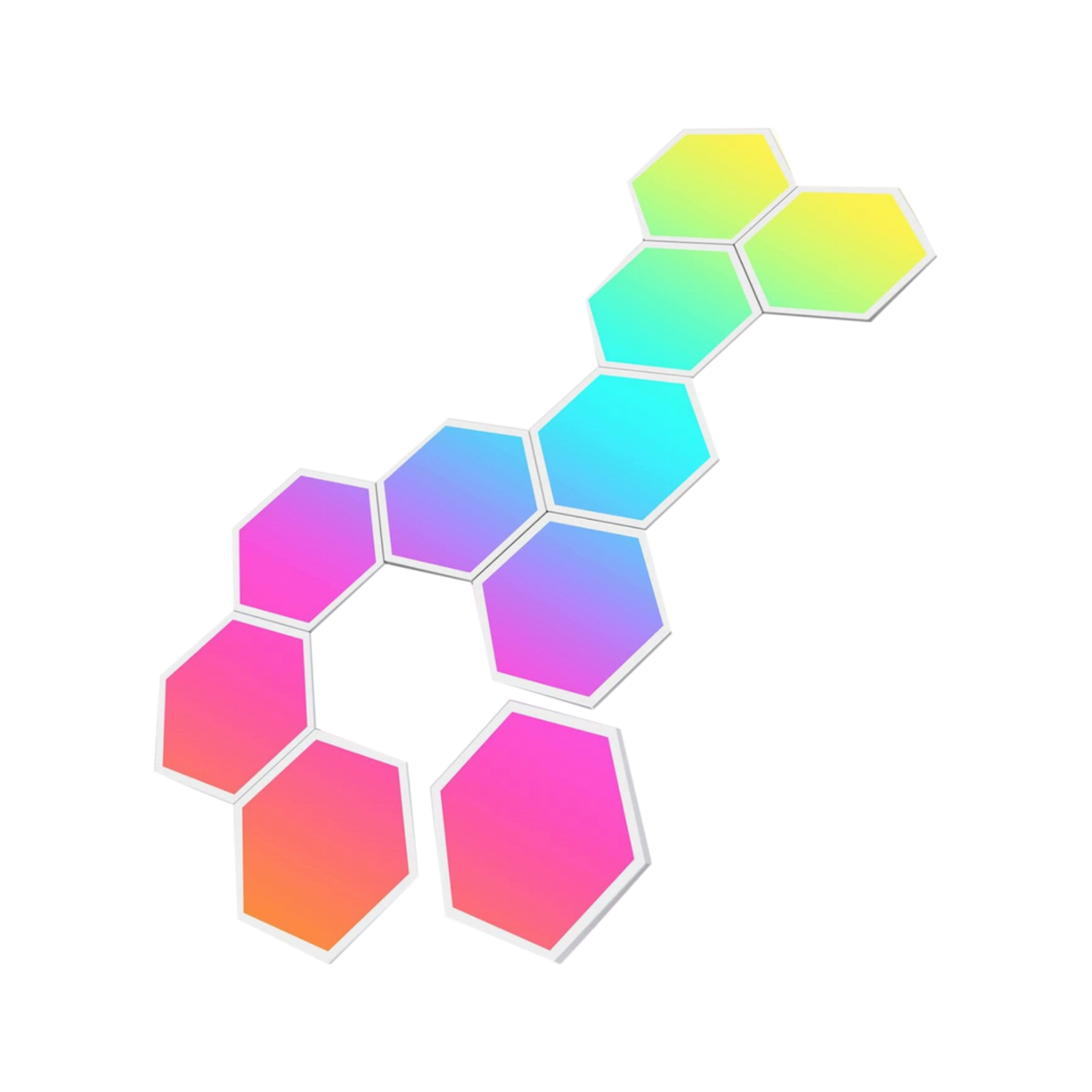 Laser Smart DIY Hexagon Light