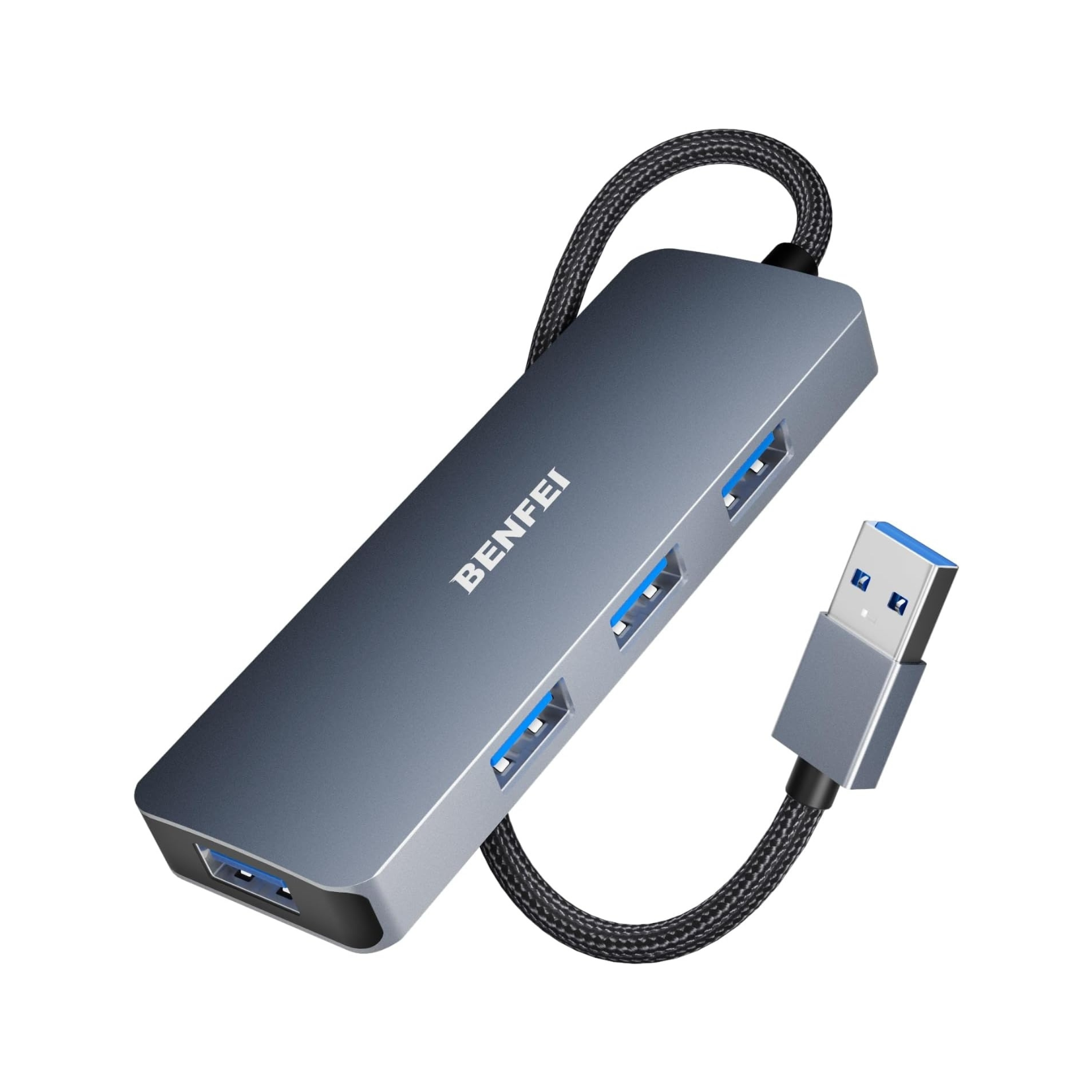 BENFEI USB 3.0 4-Port Hub Ultra-Slim