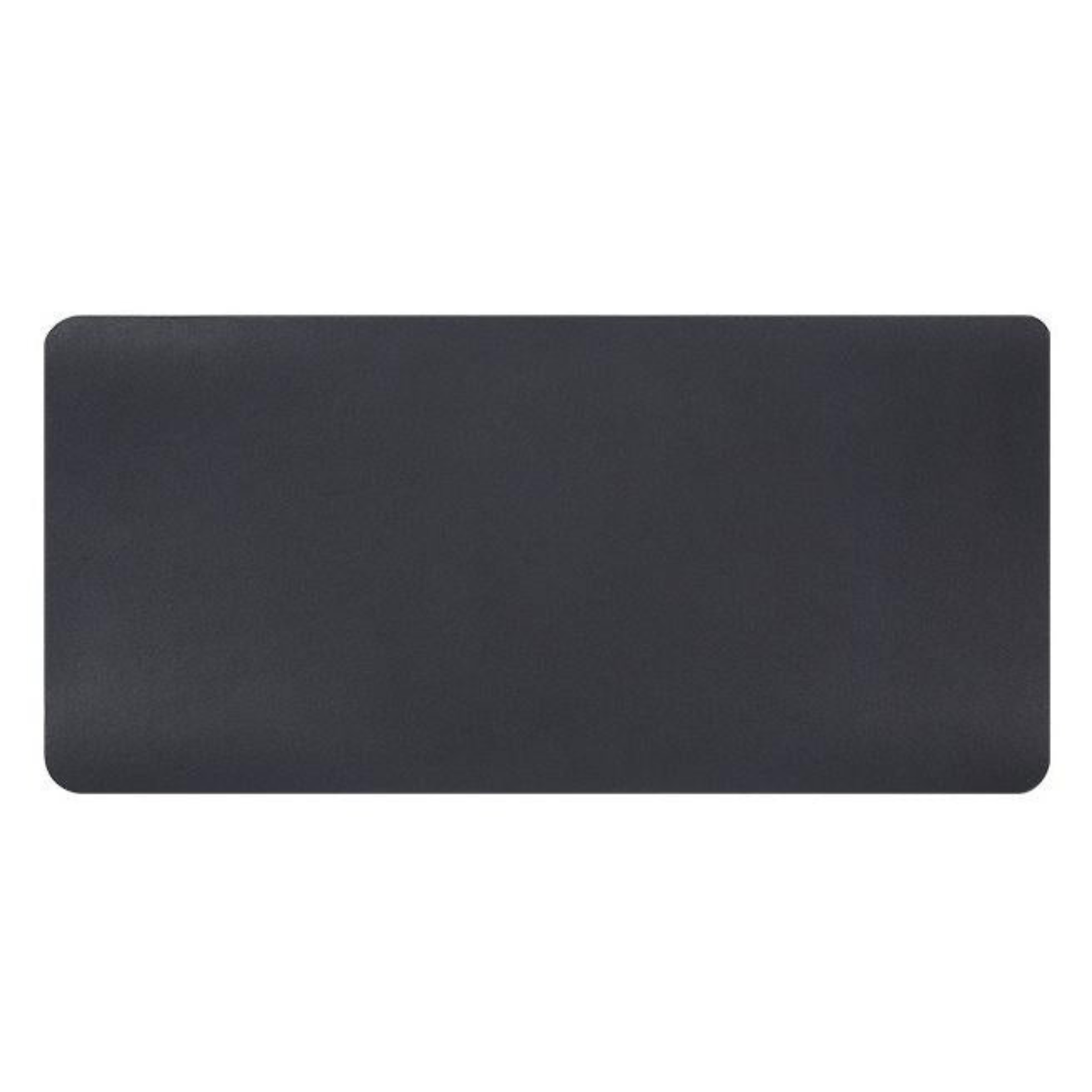 Medium Dual-Sided PU Leather Desk Mat (Black & Grey)