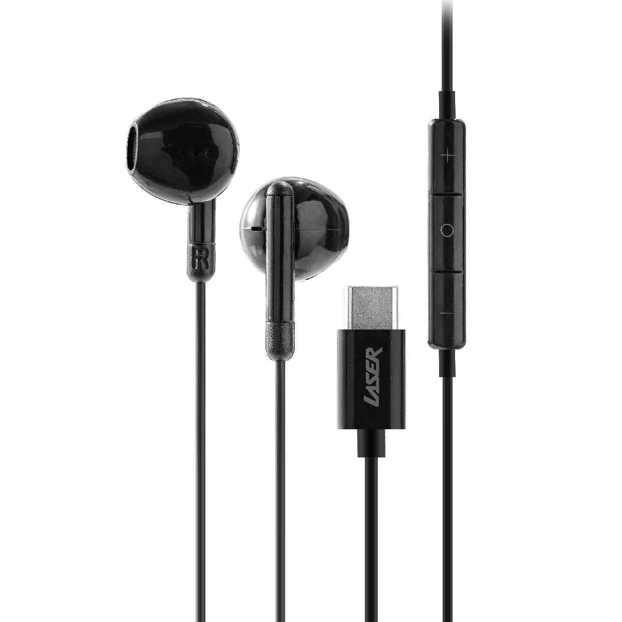 Laser USB-C Earphones (Black)