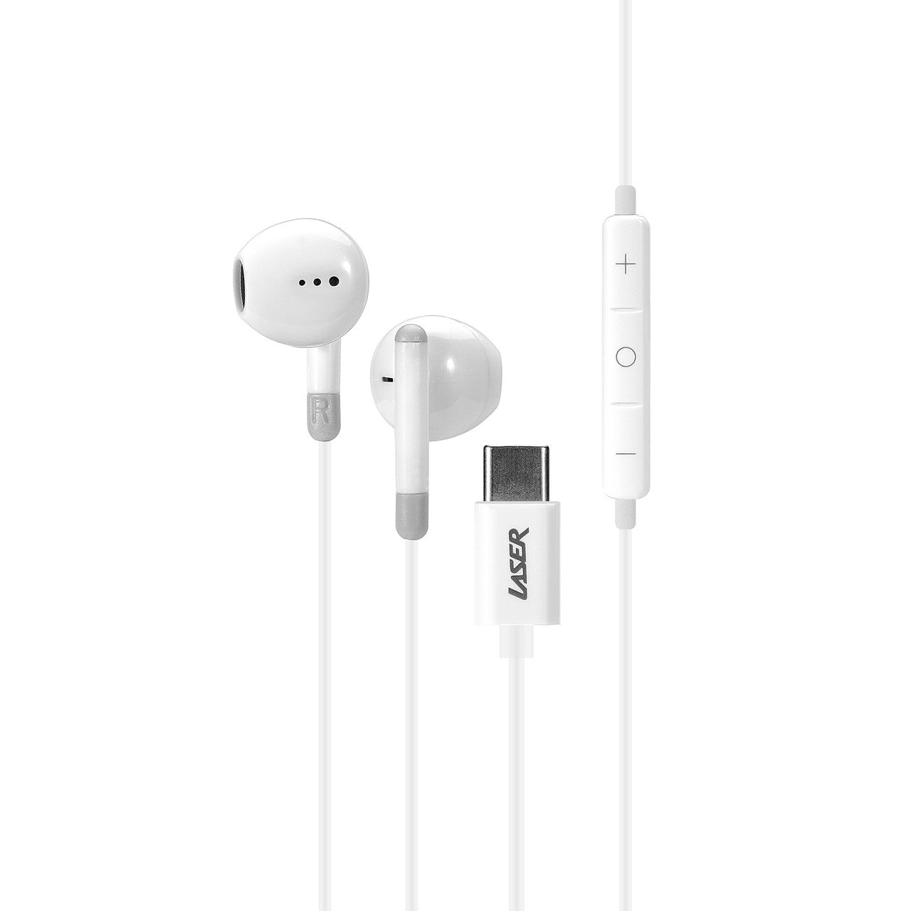 Laser USB-C Earphones (White)