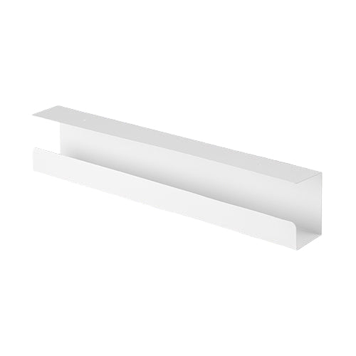 BRATECK Under-Desk Cable Tray Organiser (White)