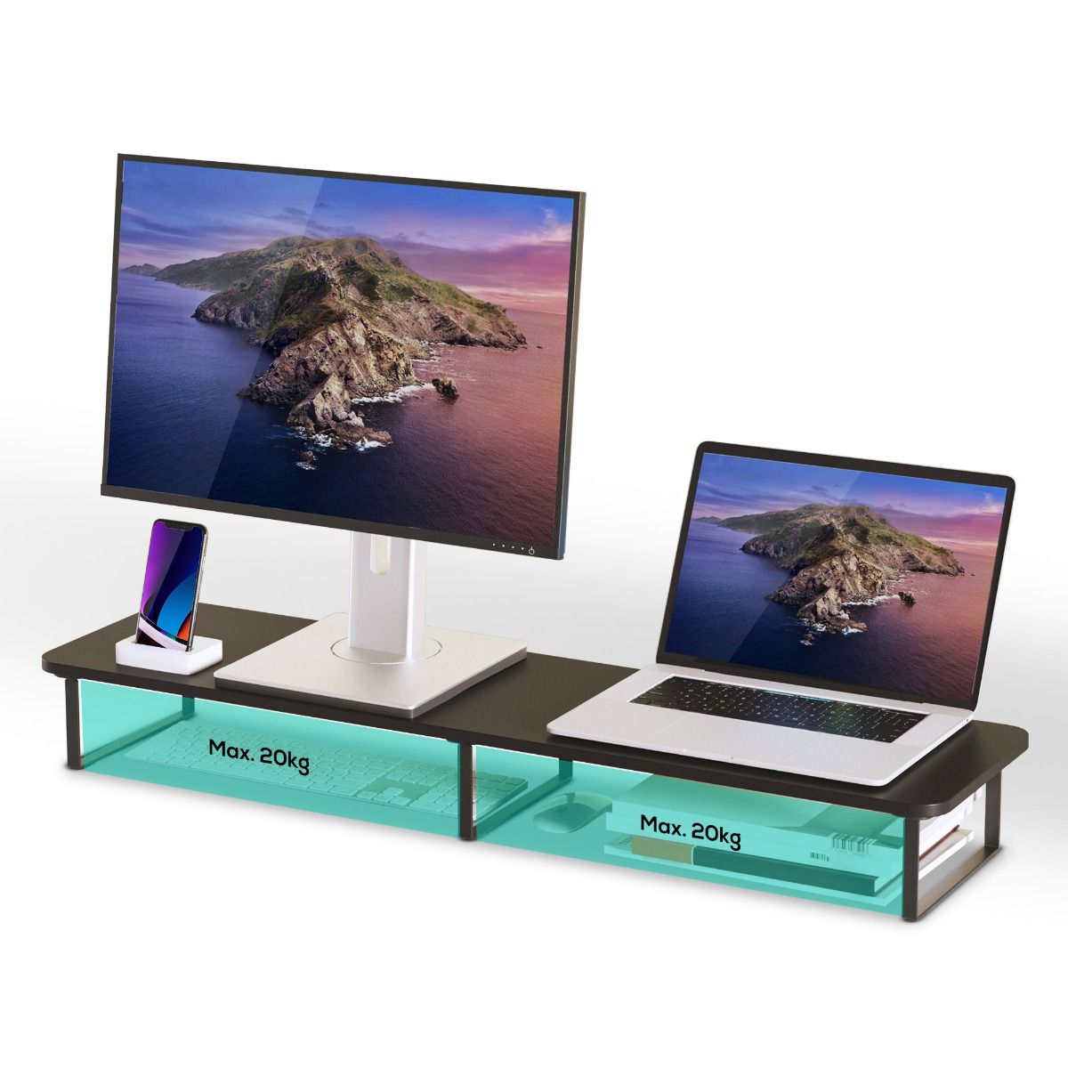 activiva Dual Monitor Riser