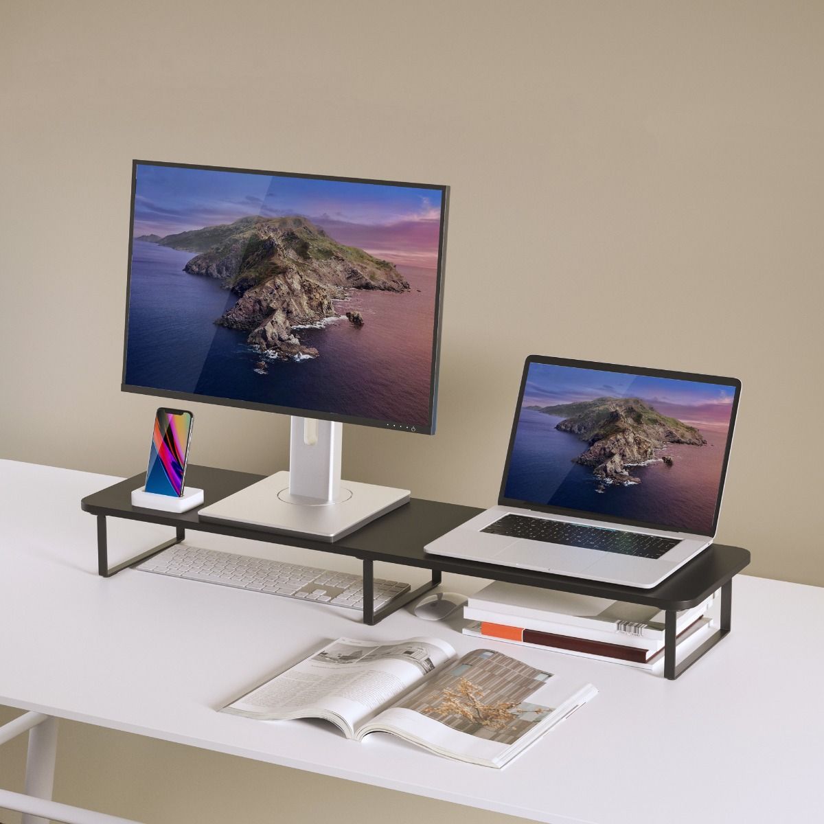 activiva Dual Monitor Riser