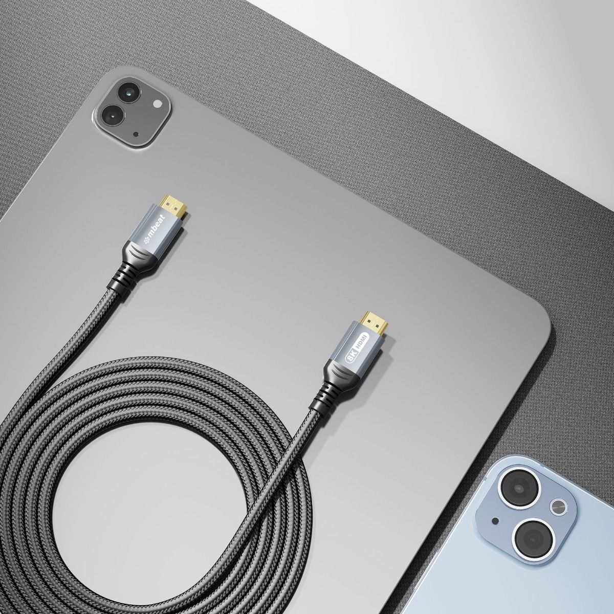 mbeat Tough Link Certified 8K HDMI Cable (3M)