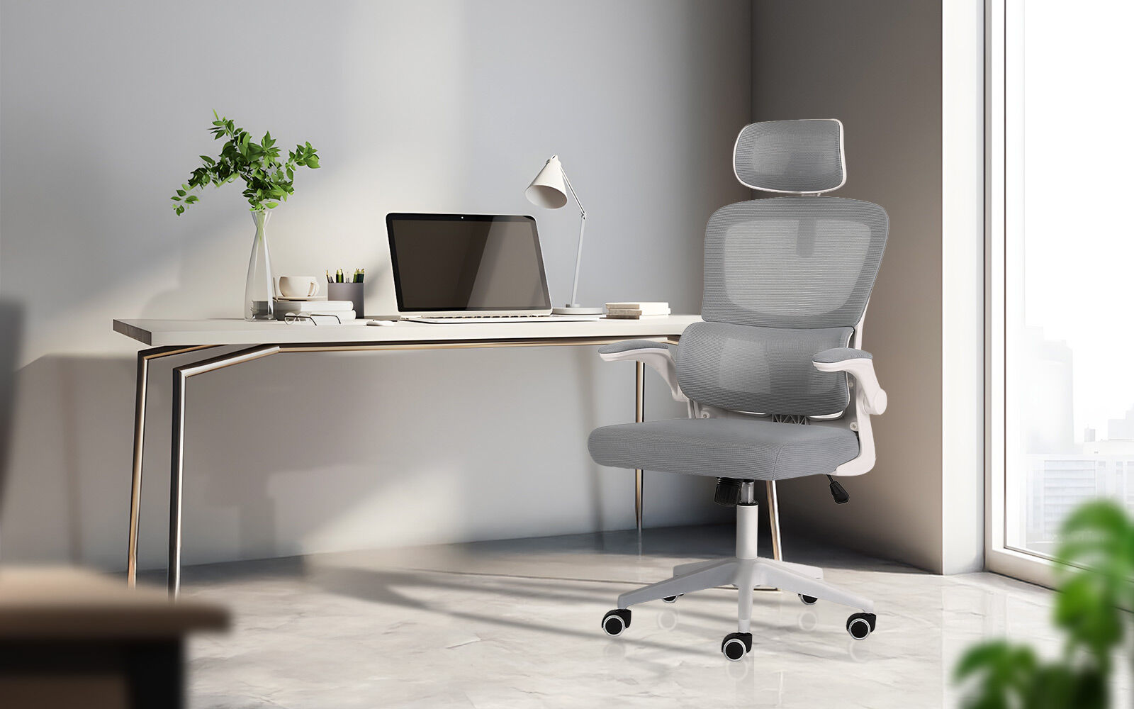 La Bella Sitio Office Chair (Grey)