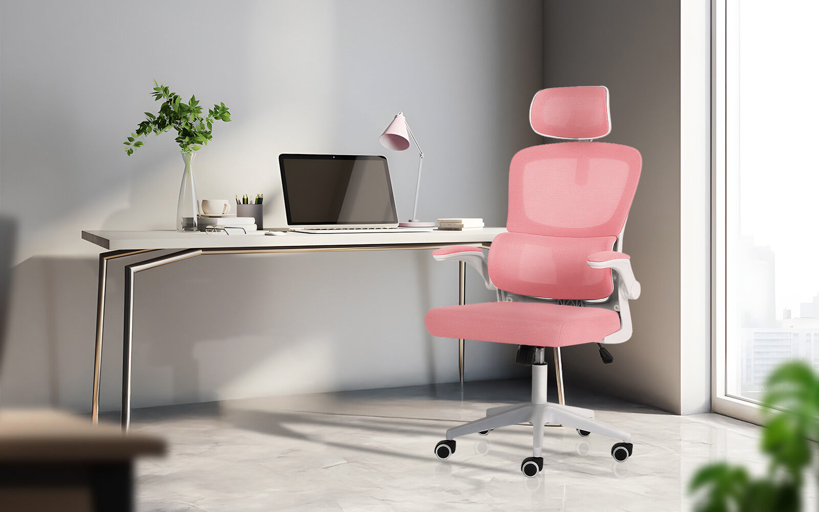 La Bella Sitio Office Chair (Pink)
