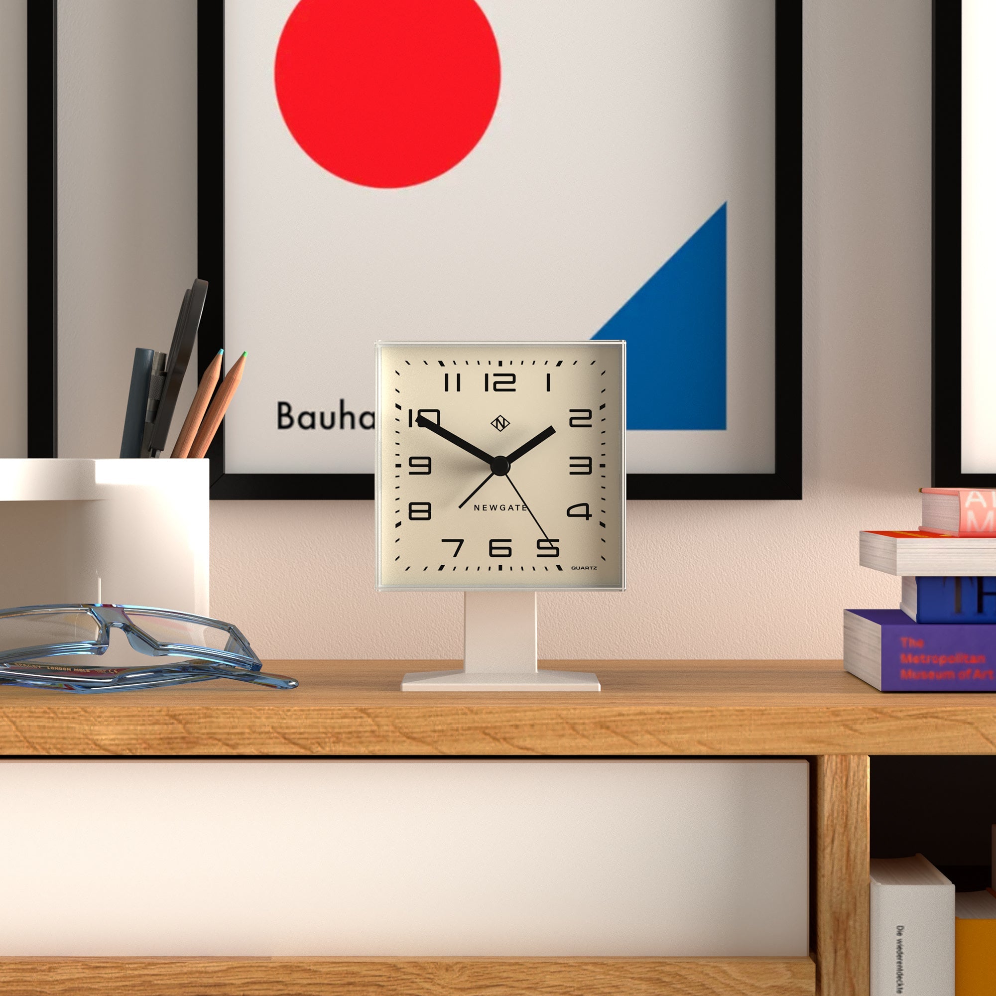 Newgate Victor Alarm Clock (White)