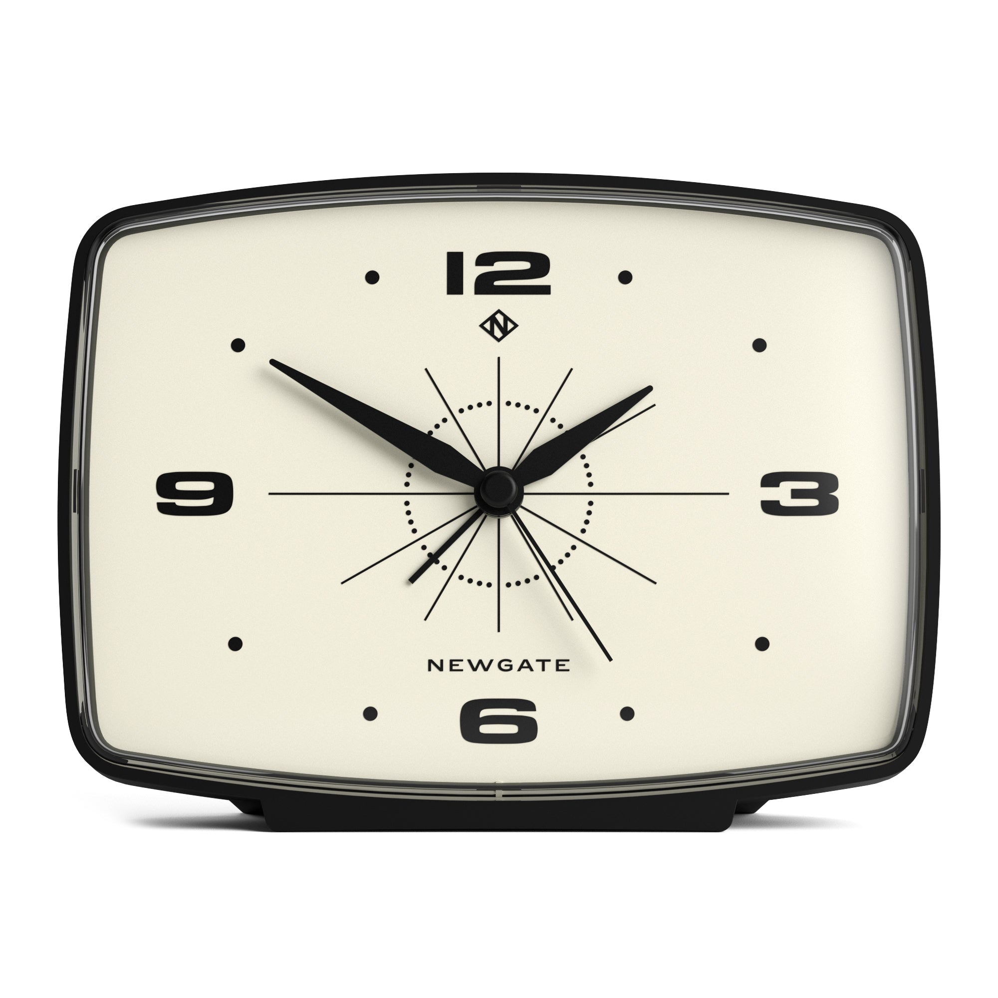 Newgate Brooklyn Desk Clock (Black)