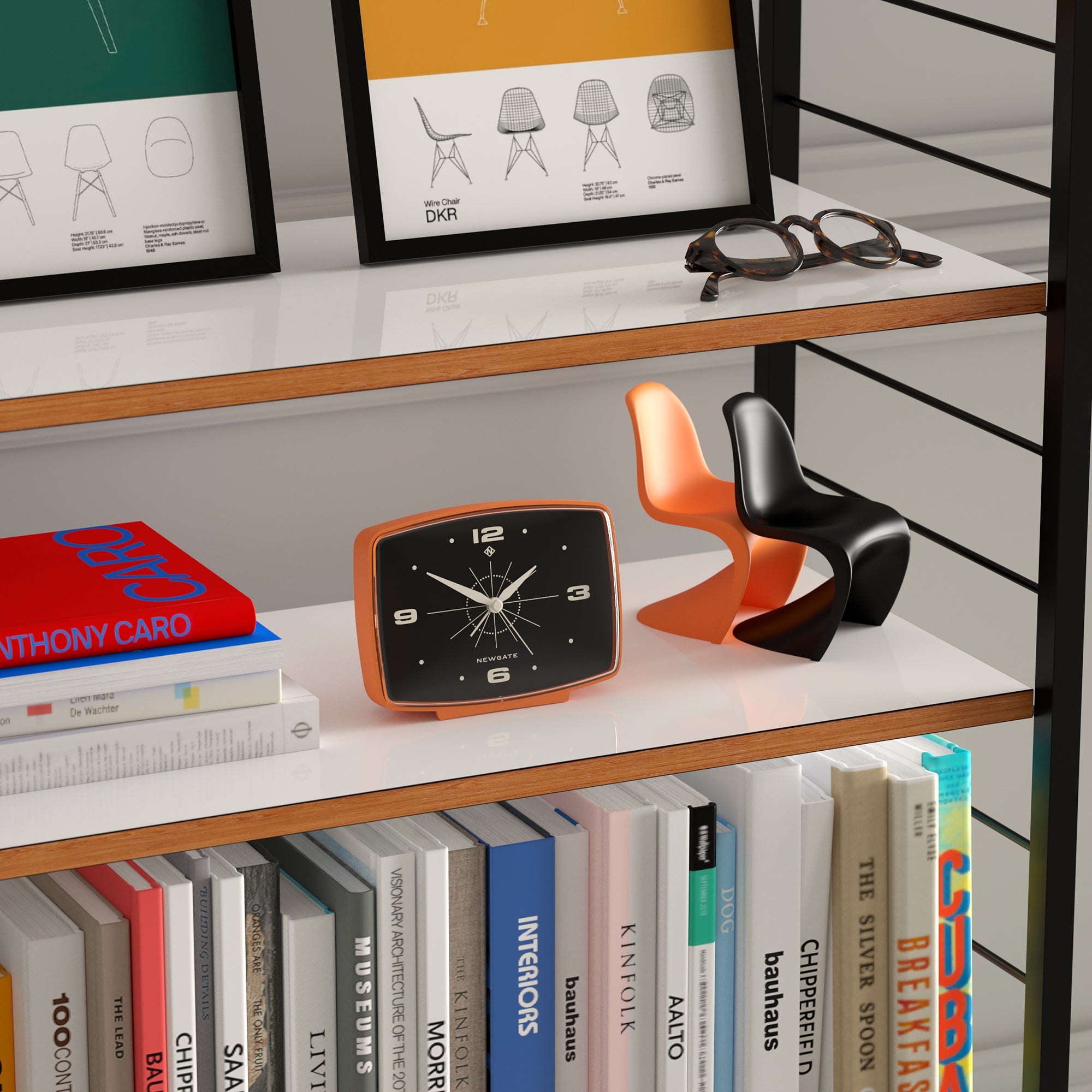 Newgate Brooklyn Desk Clock (Orange)