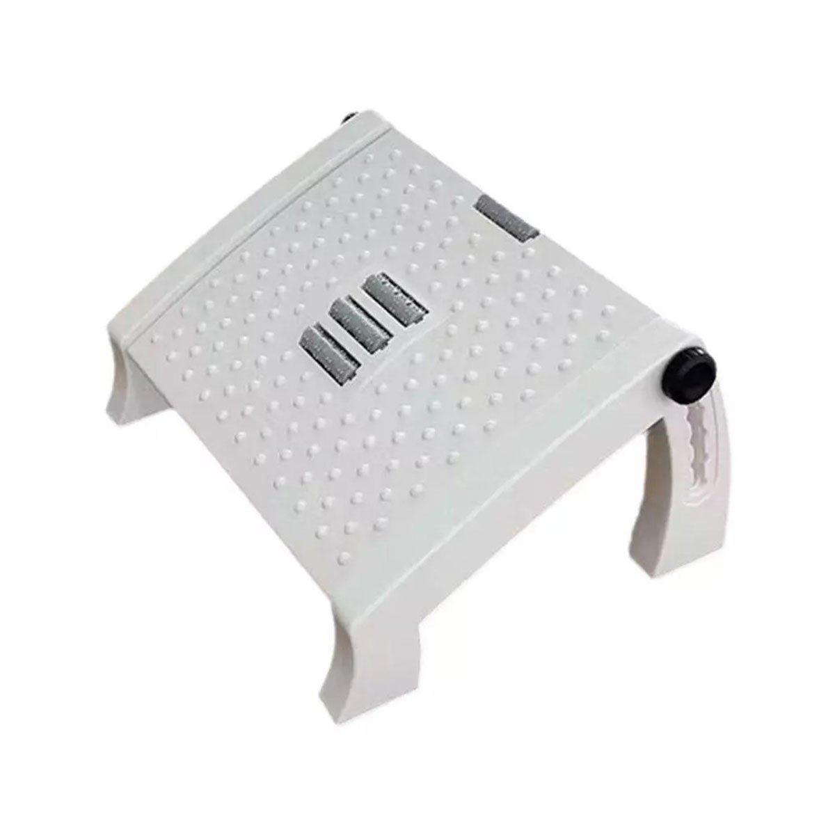 Adjustable Office Foot Rest (White)