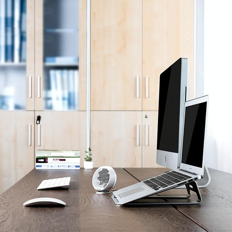 Aluminum Laptop Stand with USB Cooling Fan
