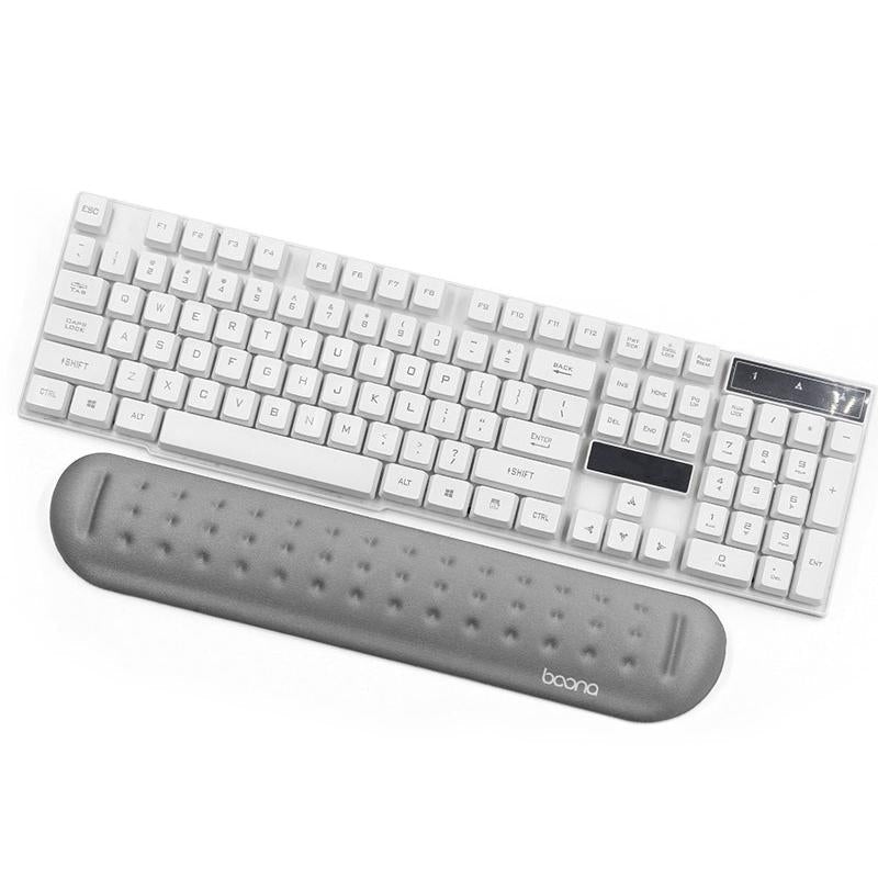 Silicone Memory Cotton Wrist Rest (Grey)