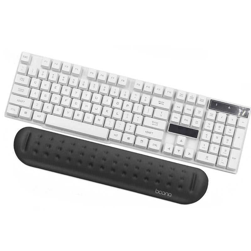 Silicone Memory Cotton Wrist Rest (Black)