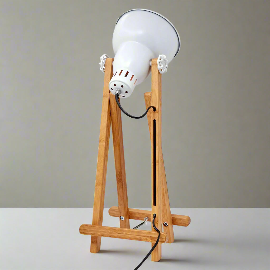 Bamboo Easel Table Lamp