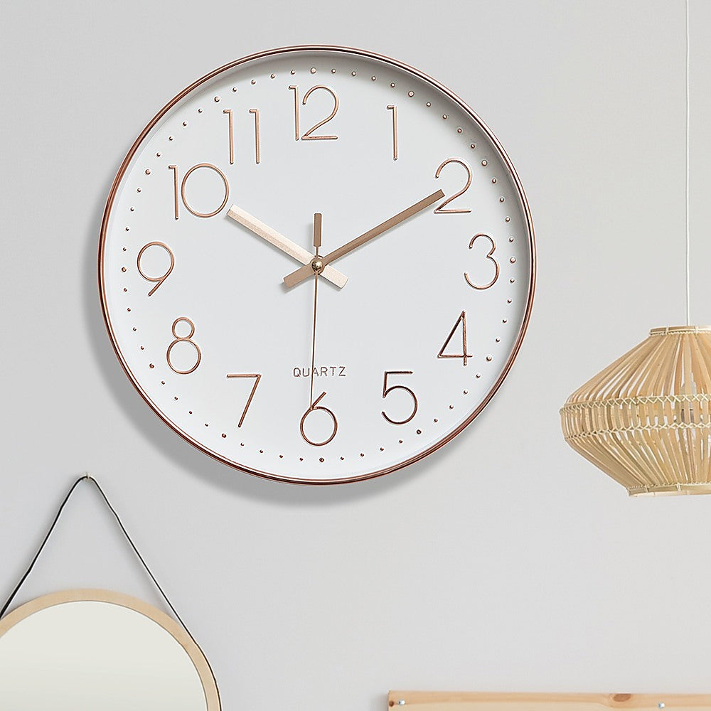 Modern Rose Gold Wall Clock