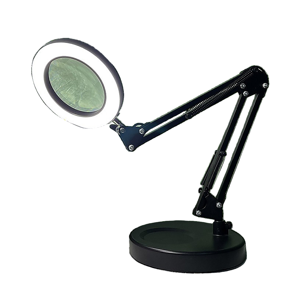 10x Magnifying Glass LED Lamp