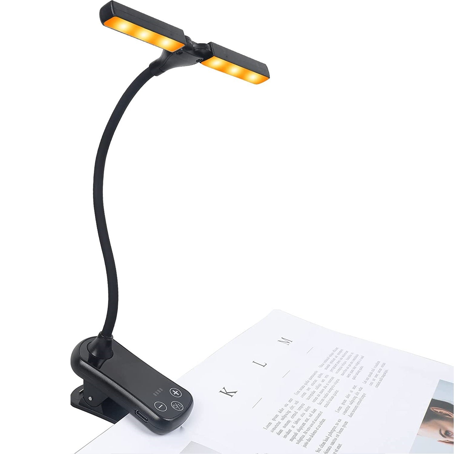 Rechargeable Clip-On Book Light